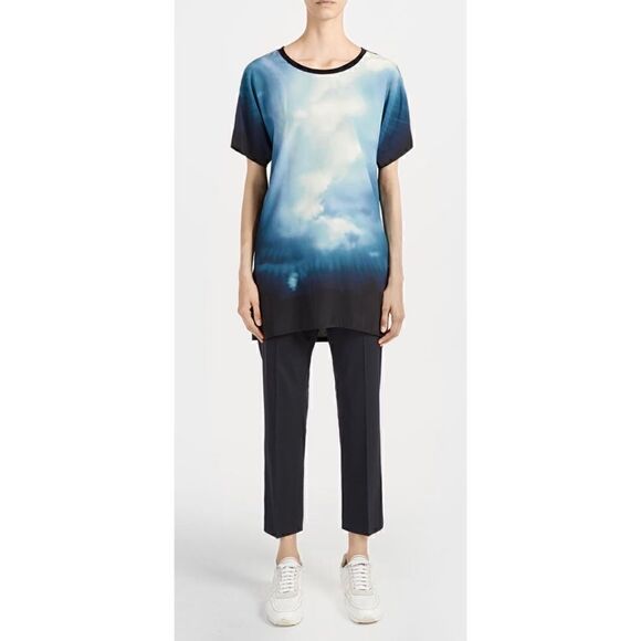 JOSEPH Silk Ciel Print Tunic Size S / Excellent - Picture 2 of 6